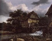 Jacob van Ruisdael, Two Water Mills and an Open Sluice